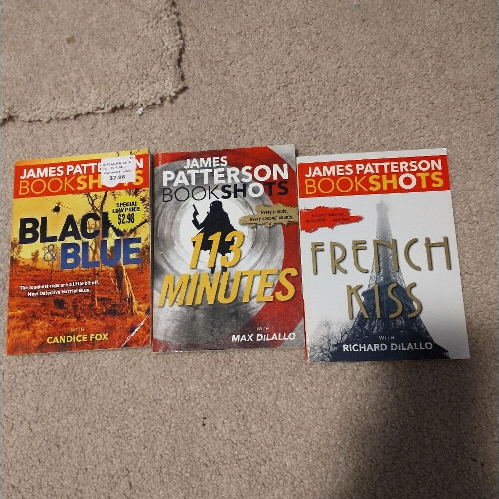 James Patterson Paperback books lot of 3